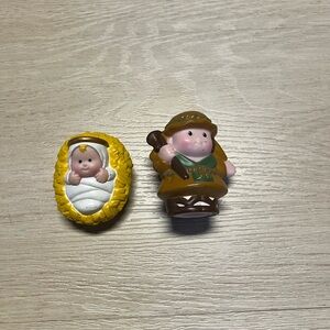 Fisher-Price Little People Nativity Figures – Baby Jesus & Shepherd | 3/$20
